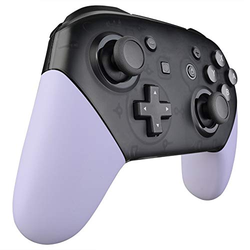 eXtremeRate Light Violet Replacement Handle Grips for Nintendo Switch Pro Controller, DIY Custom Hand Grip Shell for Nintendo Switch Pro - Controller NOT Included - color: Light Violet