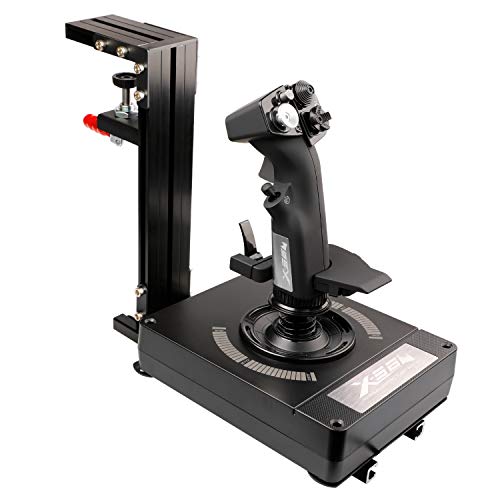 Hikig Desk Mount for Flight Sim Joystick, Throttle and HOTAS Systems - Fits Almost All Flight Sim Controllers (Game Devices Not Included) - Black