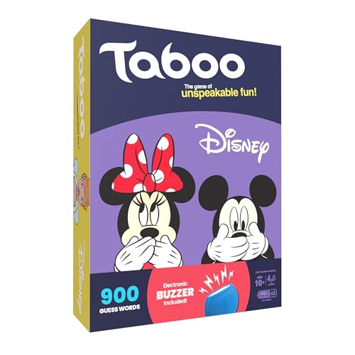 Taboo: Disney Edition Party Board Game | Family Guess Word Game | Officially Licensed Merchandise | Game for 2 Players or More | Perfect for Fans | Ages 10 and Up