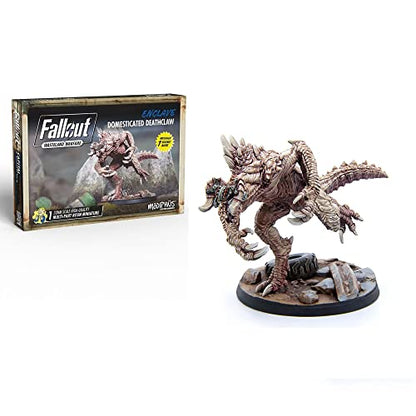 Modiphius Entertainment Ltd Fallout Wasteland Warfare: Enclave-Domesticated Deathclaw - 1 Miniature, 32mm Unpainted Figure, Captial Wave, RPG - style: Deathclaw