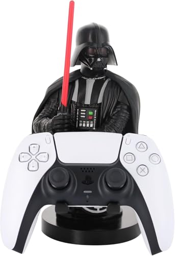 Exquisite Gaming Star Wars Phone Holder & Controller Stand, Darth Vader Cable Guy 8.5 in