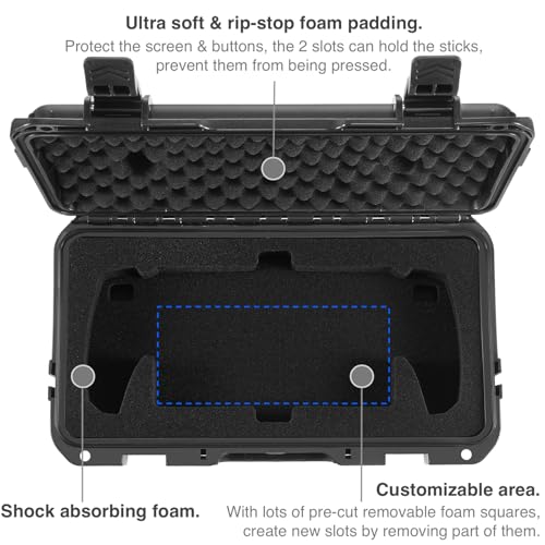 ZENACCE Hard Carrying Case for PS Portal Remote Player | Waterproof Travel Bag for Playstation Portal Handheld Console and Accessories