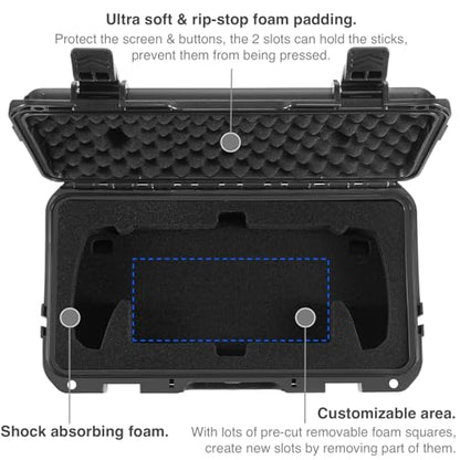 ZENACCE Hard Carrying Case for PS Portal Remote Player | Waterproof Travel Bag for Playstation Portal Handheld Console and Accessories