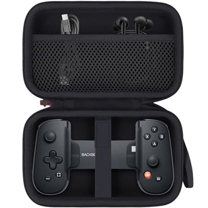 khanka Case for Backbone Pro/Backbone One iOS Mobile Gaming Controller,Carrying Case Compatible with Backbone Pro/One iOS Mobile Gaming Gamepad/Controller - color: Black