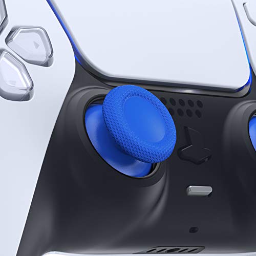 eXtremeRate Blue Replacement Thumbsticks for PS5 Controller, Custom Analog Stick Joystick for PS4 Controller Universal - color: Blue