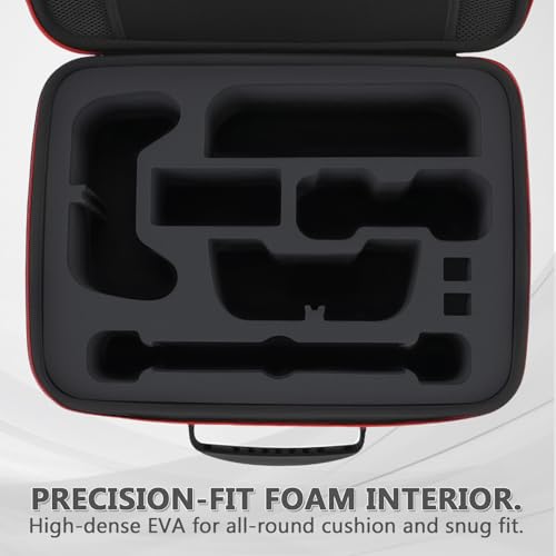 WPGEAR Hard Carrying Case Compatible with Nintendo Switch 2 & Accessories | Travel Bag Holds Switch 2 Console, Pro Controller x 2, Joy-Con Grip, Dock, Power Adapter, 21 Games, Cables and Accessories