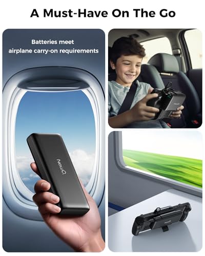 NEWQ 2-in-1 Steam Deck Battery Bank & Stand for Steam Deck/Steam Deck OLED, 20000mAh 65W PD3.0 Fast Charging Power Bank, Steam Deck Accessories, with Dual USB C Cables（Not Suitable for Case） NQ-SD-02