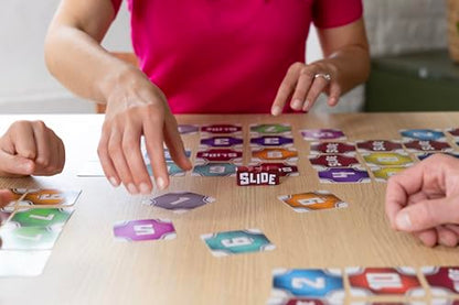 Slide | Fast & Fun Tile Placement Card Game Where the Lowest Score Wins | Beginner & Family Friendly Strategy Board Games | A Tabletop Favorite for Kids & Adults | Ages 7+ | 2 - 6 Players | 15 Min