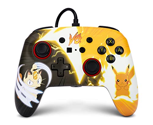 PowerA Enhanced Wired Controller for Nintendo Switch - Pokémon: Pikachu vs. Meowth - color: Pikachu vs. Meowth