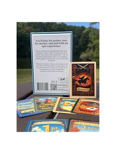 The Storytelling Card Game for Friends & Family | Real Stories, Big Fun, Unforgettable Nights | 3–8 Players, Ages 17+