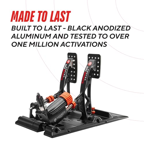 ASETEK SimSports Invicta T.H.O.R.P. II Hydraulic Sim Racing Pedals | Adjustable Brake & Throttle for a Realistic Racing Simulation in your Sim Racing Setup | PC Compatible - size: Invicta