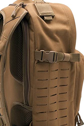 LAPG Atlas 12 Hour Tactical Backpack for Men & Women, Survival Gear Bag, Large Hiking Camping Bug Out Backpack, Ranger Green - color: Ranger Green