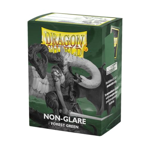 Dragon Shield | Standard Size Card Matte Sleeves | 100 CT - Non Glare Smooth & Tough Premium TCG Sleeves | Compatible with Pokemon, Flesh & Blood, One Piece & Magic the Gathering | Forest Green - color: Forrest Green