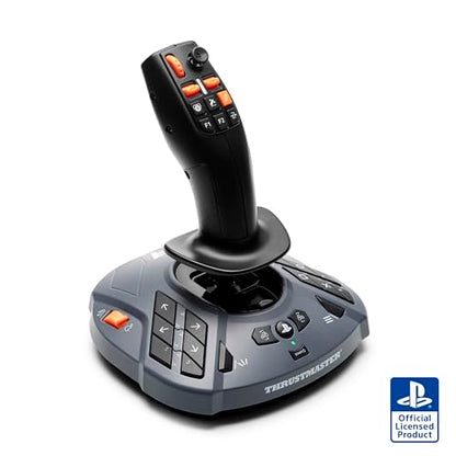 Thrustmaster SimTask FarmStick 3-Axis Farming Joystick - PS5 & PC | Plug and play for FS25, 33 programable inputs, thumbwheel, mini-stick, triggers, rocker switches, H.E.A.R.T sensors - style: Farmstick | Playstation