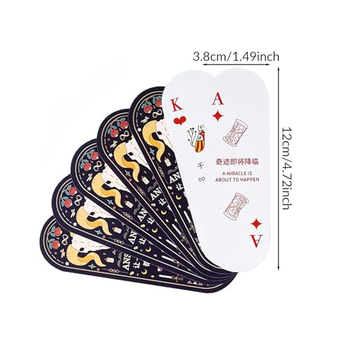 Fun Mini Playing Cards - Narrow Deck of Cards Poker Game, for Travel,Camping and Party with Positive Messages