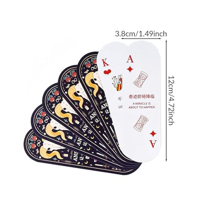 Fun Mini Playing Cards - Narrow Deck of Cards Poker Game, for Travel,Camping and Party with Positive Messages