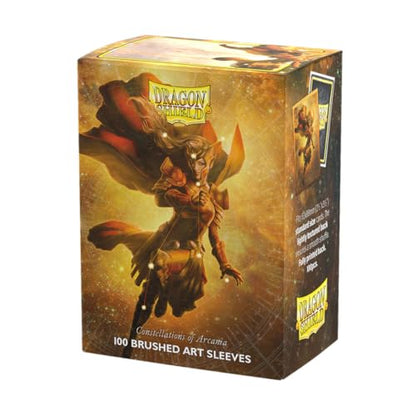 Dragon Shield | Brushed Art Sleeves | Constellations: Alaria | 100 CT - Smooth & Tough Premium TCG Sleeves | Compatible with Pokemon, Flesh & Blood, One Piece & Magic the Gathering - color: Constellations: Alaria