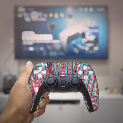 Marrvel Custom PS-5 Controller Wireless compatible with Play-Station 5 Console by BCB Controllers | Proudly Customized in USA with Permanent HYDRODIP Printing(NOT JUST A SKIN)(MODDED) - color: Marrvel, size: Modded - Front & Back Print