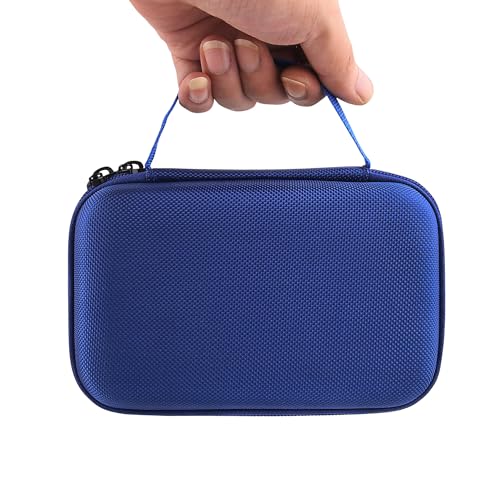 JINMEI Hard EVA Carrying Case Compatible with R36MAX/RG40XX V /RG CubeXX/ RG Cube/ Powkiddy RGB30 4-Inch Handheld Game Console Case (blue) - color: blue