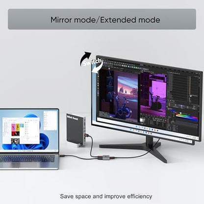 Short HDMI 2.0 Cable, 6 Inch, 2-Pack, 18Gbps, 4K@60Hz | Orange-accented for Easy ID. 2K@240Hz, ARC, HDCP2.2. Ultra-short for TV, Monitor, PC, Laptop, HDMI Switch, HDMI Splitter, KVM