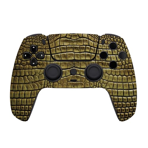 ProControllers LLC Custom Wireless Controller for PS5 - Hand Airbrushed & Multiple Designs Available (Alligator) - color: Alligator