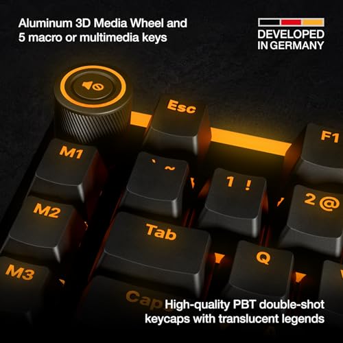 be quiet! Light Mount Mechanical Keyboard and Dark Perk Sym Wireless Gaming Mouse Bundle, Silent Tactile Switches, ARGB Lighting, Lightweight 55g Mouse, 32,000 DPI Sensor, up to 110 hours battery life