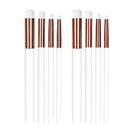 UNIMEIX Dry Brush Miniature Painting Drybrush Detail Paint Brush Set Hobby Detail Blending Brushes for Effortless Watercolor Brushes Scale Model Painting (8 Pack) - color: White