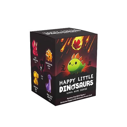 Unstable Games TeeTurtle Happy Little Dinosaurs - Vinyl Mini Figures Mystery Box Series, Black - style: Vinyl Mystery Mini Figures