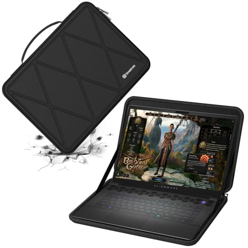 Smatree Hard EVA Protective Case for 16 inch DELL Alienware m16 R1 | Compatible for 16 inch DELL Alienware m16 R1 Gaming Laptop Notebook Bag (NOT FIT Alienware m16 R2) (X8321) - color: X Series-Black, size: For 16 inch DELL Alienware m16 R1(X8321)