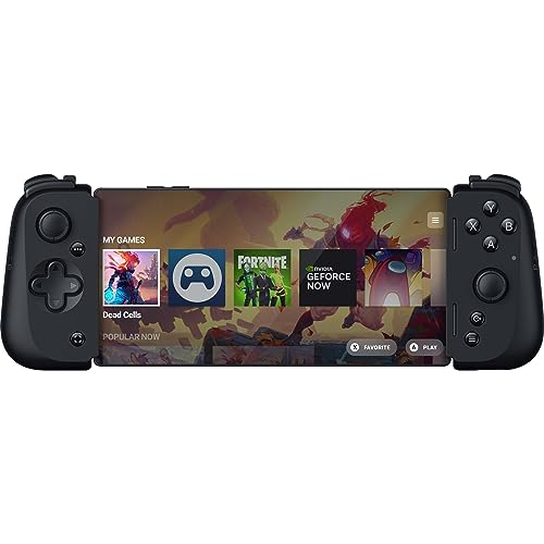Razer Kishi V2 Mobile Gaming Controller for Android: Console Quality Controls - Universal Fit - Stream PC, Xbox, PlayStation, Touch Screen Android Games - Customizable Triggers - Ergonomic Design - color: Black, style: Kishi V2