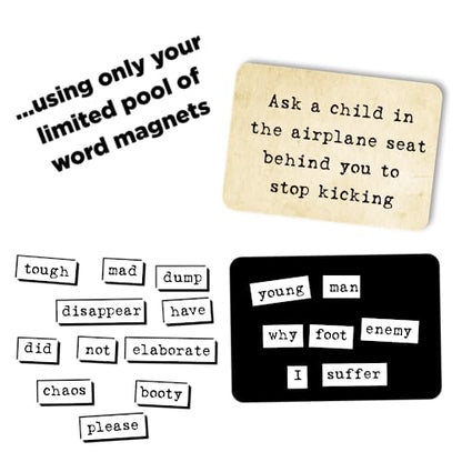 Ransom Notes Expansion Pack One - The Ridiculous Word Magnet Party Game | Easy to Learn in 1 Minute for Hilarious Game Nights. 3+ Players Base Game Not Included - color: Expansion Pack One
