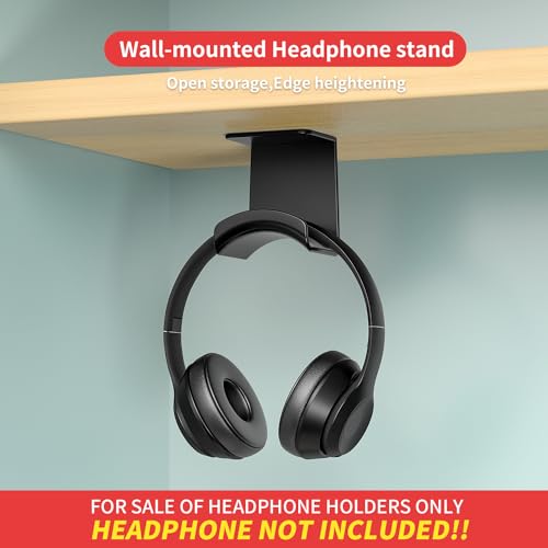 2 Pcs Headphone Stand for Desk Mini Headphone Hanger Holder with Strong Adhesive Game Headset Stand Headset Holder (ZY88 Under Desk 2pcs) - style: ZY88 Under desk 2pcs