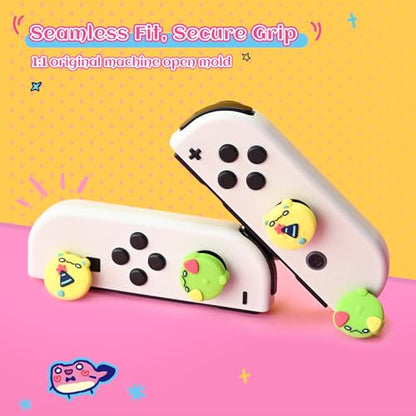 GeekShare Joycon Thumb Grip Caps, Silicone Analog Cover Thumbstick Grips for Switch, Compatible with Nintendo Switch/OLED/Switch Lite, LAFI Legion - color: LAFI Legion