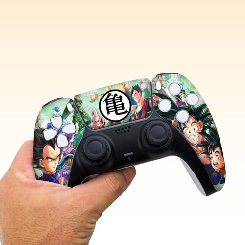 D. B. Z. FAM Custom PS-5 Controller Wireless compatible with Play-Station 5 Console by BCB Controllers | Proudly Customized in USA with Permanent HYDRO-DIP Printing (NOT JUST A SKIN) (MODDED) - color: D. B. Z. Famm, size: Modded - Front Print Only
