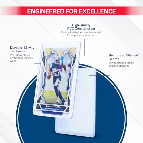 BCW 3x4 Topload Card Holder - Standard - 200ct | Rigid PVC Trading Card Protection for Baseball Cards, Football Cards, and Trading Cards Like Pokémon and MTG | Holds Cards Up to 20pts - size: 200 Pack