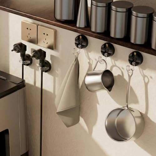 Relaxweex 8 Pcs Rotatable Cord Organizer 1s Clip-on Magnetic Cord Holder Strong Adhesive Easy-Open Cable Clips for Bedside, Desk, Home, Office, Works as a Hanging Hook, Holds up to 2.2 Lbs