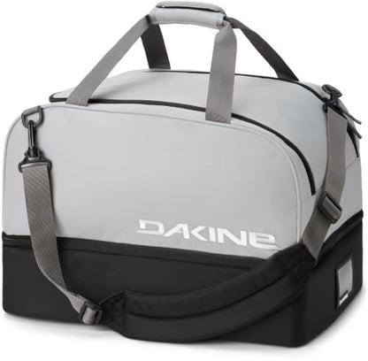 Dakine Boot Locker 69L Ski & Snowboard Boot and Gear Bag | Split-level design keeps boots away from clothes; tarp-lined boot section doubles as a changing mat in the parking lot. - color: GRIFFIN, size: 69L