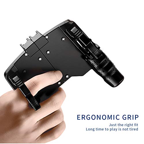 Newseego for Mobile Game Controller, Game Controller Gamepad with L1R1 Trigger for Sensitive and Aim Trigger Controller for Android & iOS for Rules of Survival