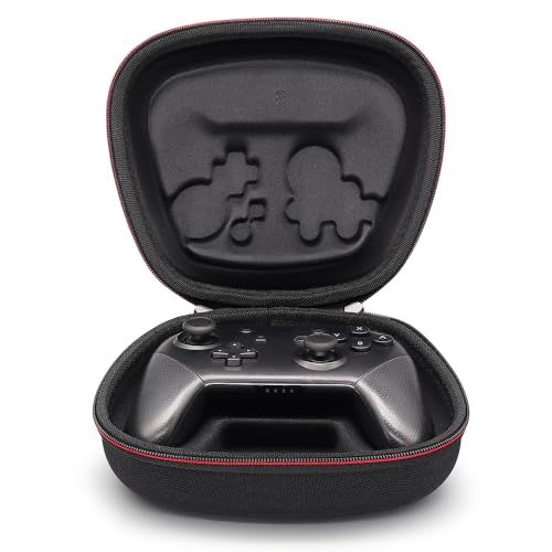 sisma Carrying Case Compatible with Nintendo Switch 2 Pro Controller, Hard Shell Original Switch Controller Protection Portable Travel Protective Case, Black - color: Black