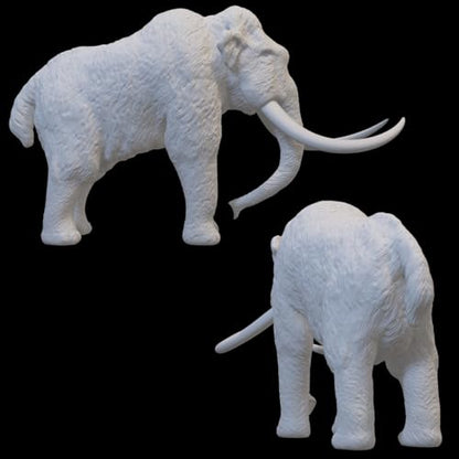 Huge Animal Miniature for DND Pathfinder RPG Unpainted Resin 28mm-32mm (Mammoth)