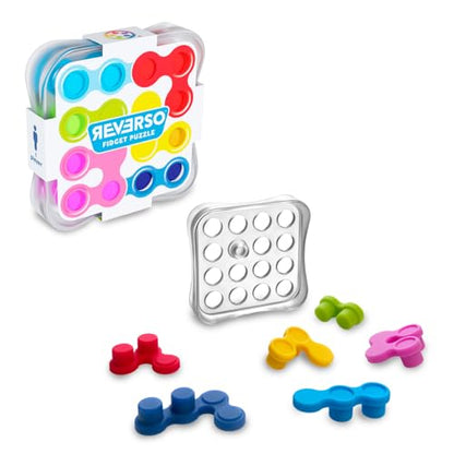 SmartGames Reverso, Fidget Puzzle, Mini Brain Teaser, Ages 6+