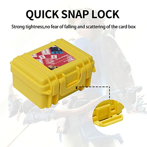 LYNCA Switch Game Card Case Compatible with N Switch Games, Protective Switch Game Cartridges Holder Carrying Storage Box, Portable Game Card Holder Case 8 Cartridge Slots for Nintendo Switch - color: D800S