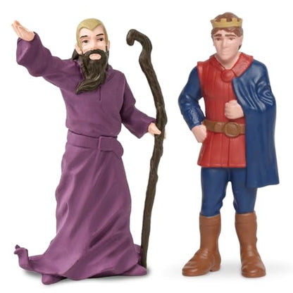 Safari Ltd. Days of Old TOOB - Figurine of Wizard, Witch, Queen, King, Princess, and Prince - Medieval Toy Set for Boys, Girls, and Kids Ages 3+