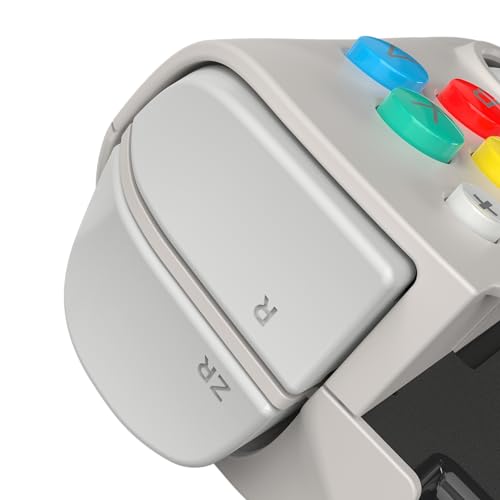 CRKD Nitro Deck - Professional Handheld Deck with Zero Stick Drift for Nintendo Switch and Switch OLED (PAL Grey - Nostalgia Collection) - color: PAL Grey