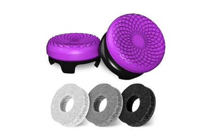 KontrolFreek Aim Boost Kit for PlayStation 5 (PS5) and PlayStation 4 (PS4) Controller | Includes Performance Thumbsticks and Precision Rings | Frenzy Edition