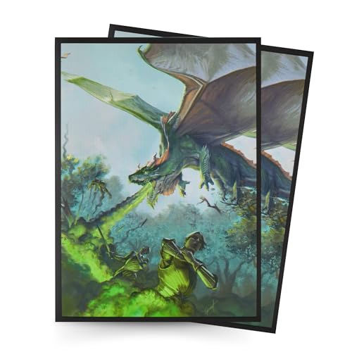 MTG Card Sleeves – 100 Count | Ultra-Durable Matte Art Card Sleeves for Intense Shuffling | Premium Fit for MTG Cards | Standard Size Wear-Resistant MTG Sleeve - color: Nature's Retributtion