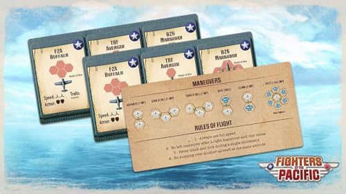 Don't Panic Games | Fighters of The Pacific - Théâtre Expansion (Extension) | Board Game | Ages 14+ | 2 Players | 120 Minutes