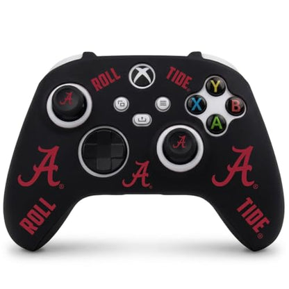 Silicone Gaming Cover Compatible with Xbox Controller - Officially Licensed University of Alabama Crimson Tide Night Design - color: Night-N2