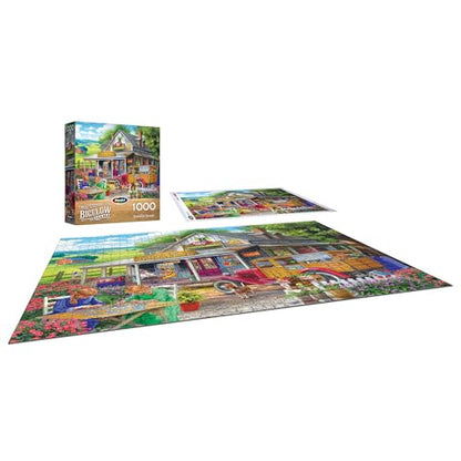 RoseArt Bigelow Country General Goods 1000 Piece Jigsaw Puzzle | 26.625" x 19.25" Finished Size, Fully Interlocking Pieces, Bonus Poster Included, Made in USA - style: General Goods