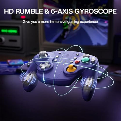 NYXI Hyperion 3 Switch 2 Controller – World's First Third-Party Wireless Controller for Switch 2, Hall Effect Joystick, 9-Axis Gyro, Full Mechanical Buttons, Dual Back Buttons & Adjustable Vibration